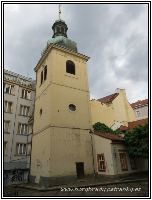 Praha_zvonice_kostela_sv.Vojtěcha
