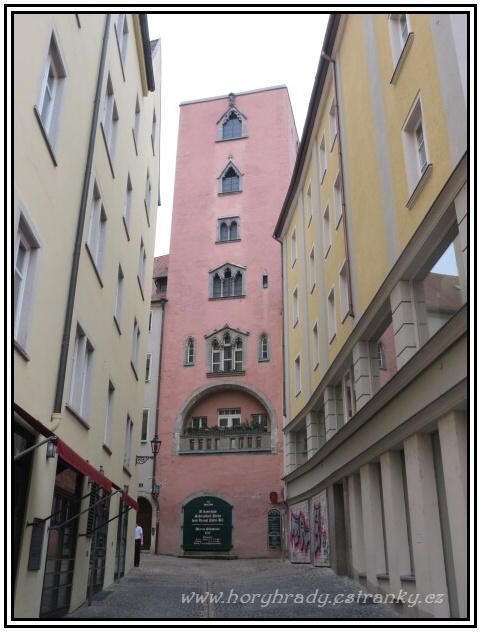 Regensburg_věž_Baumburger